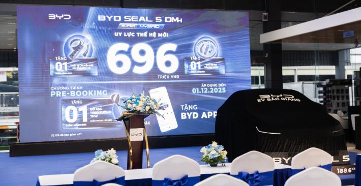 BYD Seal 5 Ra Mắt Chính Thức Tại BYD Bắc Giang